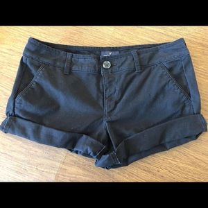 American Eagle black midi shorts size 8